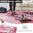 thumbnail image 5 of Valentine's Day Outdoor Rug for Patio/Deck/Porch, Non-Slip Large Area Rug 5 x 7 Ft, Watercolor Gnomes Roses Love Romantic Indoor Outdoor Rugs Washable Area Rugs, Reversible Camping Rug Carpet Runner, 5 of 8