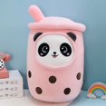 thumbnail image 1 of Simulation fruit milk tea cup pillow plush toy large bubble tea Doll Doll Gift   DMH, 1 of 7