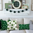thumbnail image 5 of St Patricks Day Pillow Covers 18x18 Happy St Patricks Day Lucky Clover Decor for Throw Pillows Covers St Patricks Day Pillow Covers Decor Couch Living Room 72A, 5 of 6