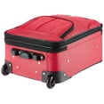 thumbnail image 4 of Rockland Fashion Softside - Juego de maletas verticales expandibles, color rojo, 2 piezas (14/19), 4 of 5