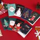 thumbnail image 1 of Tarjetas de Feliz Navidad con sobres y pegatinas, 8 plantillas, tarjetas de felicitación de Navidad para todos, 1 of 4