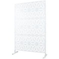 thumbnail image 4 of Freestanding Metal Privacy Screen for Patio and Deck - Indoor Outdoor Room Divider with Weatherproof Design for Balcony, Garden and Poolside, 4 of 9