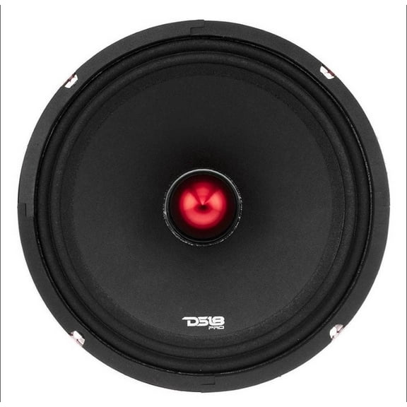 1 DS18 PRO-X10BM 10" Bullet Speaker 600W 8 Ohm Midrange Car Audio Loudspeaker