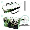 thumbnail image 4 of Panda Large Foldable Decorative Box Storage Bin Oxford Cloth Shopping Bags, 4 of 7