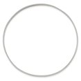 thumbnail image 3 of 925 Sterling Silver Slip on Polished Flat back Engravable 4mm Solid Plain Slip On Cuff Stackable Bangle Bracelet Jewelry, 3 of 4