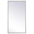 thumbnail image 1 of Elegant Decor MR42036BL 20 x 36 in. Metal Frame Rectangle Mirror, Blue, 1 of 2