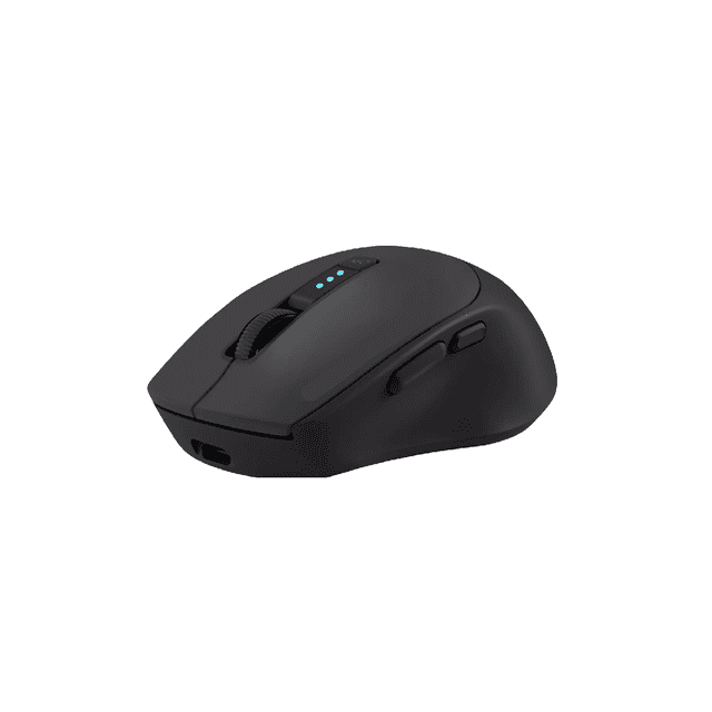Mouse Inalámbrico Bluetooth Recargable Ergonomía 2.4g 3modos negro