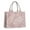 Pink Marble Pattern, variant on Large Capacity Tote Bag,Pink Gold Marble Pattern Handbag Fashion Luxury Tote Bag,15.7"x13"x 5.1" Inches,Laptop Compatible