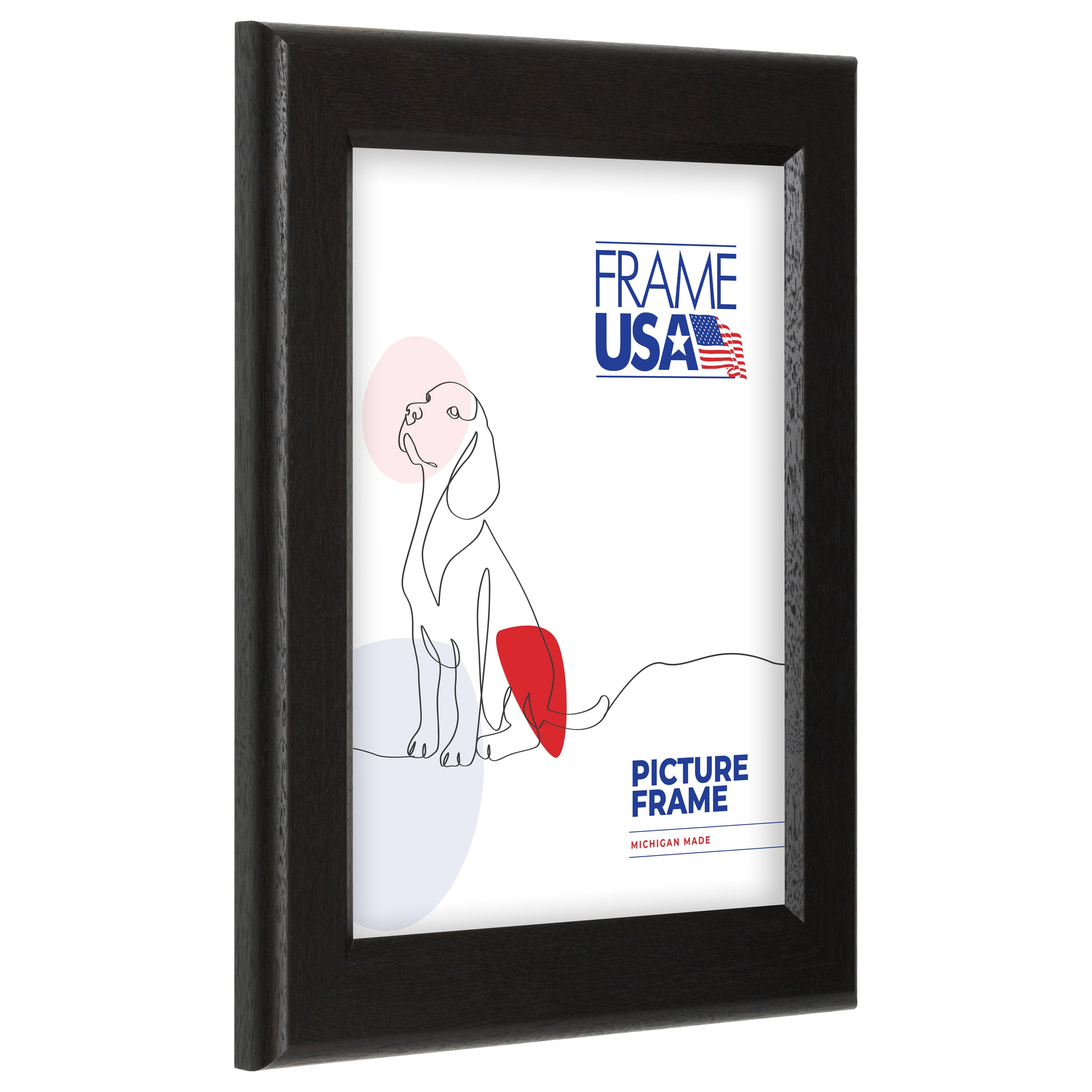 Coffee Bean - Narrow Dark Brown 18x24 Inch Picture Frame