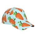 thumbnail image 3 of Disketp Cartoon Carrot Print Baseball Caps For Outdoor Sports Fashion Casual Outdoor Caps Men Women, 3 of 8