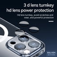 thumbnail image 4 of Dteck for iPhone 16 Case Compatible with MagSafe, Scratch-Resistant Hard PC Crystal Clear Phone Case with All-Inclusive Camera Lens Protector for iPhone 16,Blue, 4 of 6