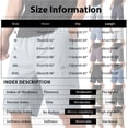 thumbnail image 4 of VV AVEORS Mens Stretch Golf Shorts With Zipper Pockets Lightweight Dress Casual Outdoor Hiking Long Bermuda Work Shorts Black XL, 4 of 5