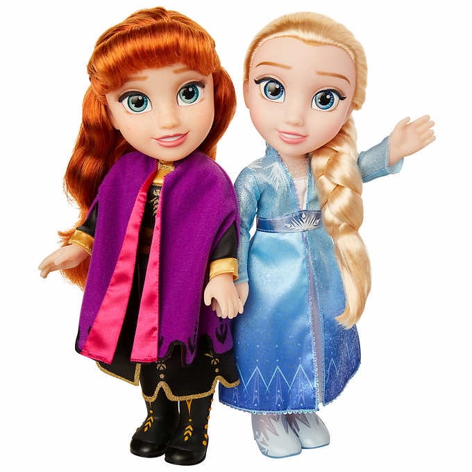 Frozen 2 Anna & Elsa Doll 2pack
