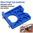 thumbnail image 2 of Hinge Hole Jig Multipurpose Woodworking Hole Locator Drill Guide Punch Locator, 2 of 9