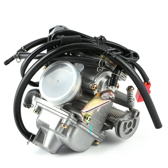 Accesorio de carburador de 24 mm/0,9 pulgadas apto para 4-Scooters ATV de carrera GY6 PD24J de 125 cc y 150 cc