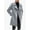 XL, variant on Autumn winter Mens Slim Fit Overcoat (XL, Grey)