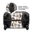 thumbnail image 4 of Haiem Cute Cats Luggage Cover Printed Suitcase Covers for Luggage Elastic Washable Suitcase Protector Fits 18-32 Inch Luggage-Medium, 4 of 9