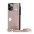thumbnail image 1 of Étui Iphone 14 avec Chaîne en Boucle Cuir Pu, 1 of 5