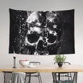 thumbnail image 4 of Xecao Chained Skull Artwork Print Tapestry, Wall Hanging Room Funny Decor, Backdrop Room Decor for Bedroom Living Room dormitory, 4 of 8