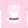 thumbnail image 4 of Inktastic I Love My Bearded Daddy for Fathers Day Boys or Girls Baby Bodysuit, 4 of 5