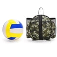 thumbnail image 1 of VONKY Basketball Bag Backpack Waterproof Mesh Pockets for Football Volleyball green, 1 of 8