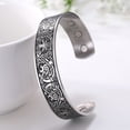 thumbnail image 4 of EUEAVAN Tree of Life Cuff Bangle Viking Health Care Stainless Steel Bracelets, 4 of 5