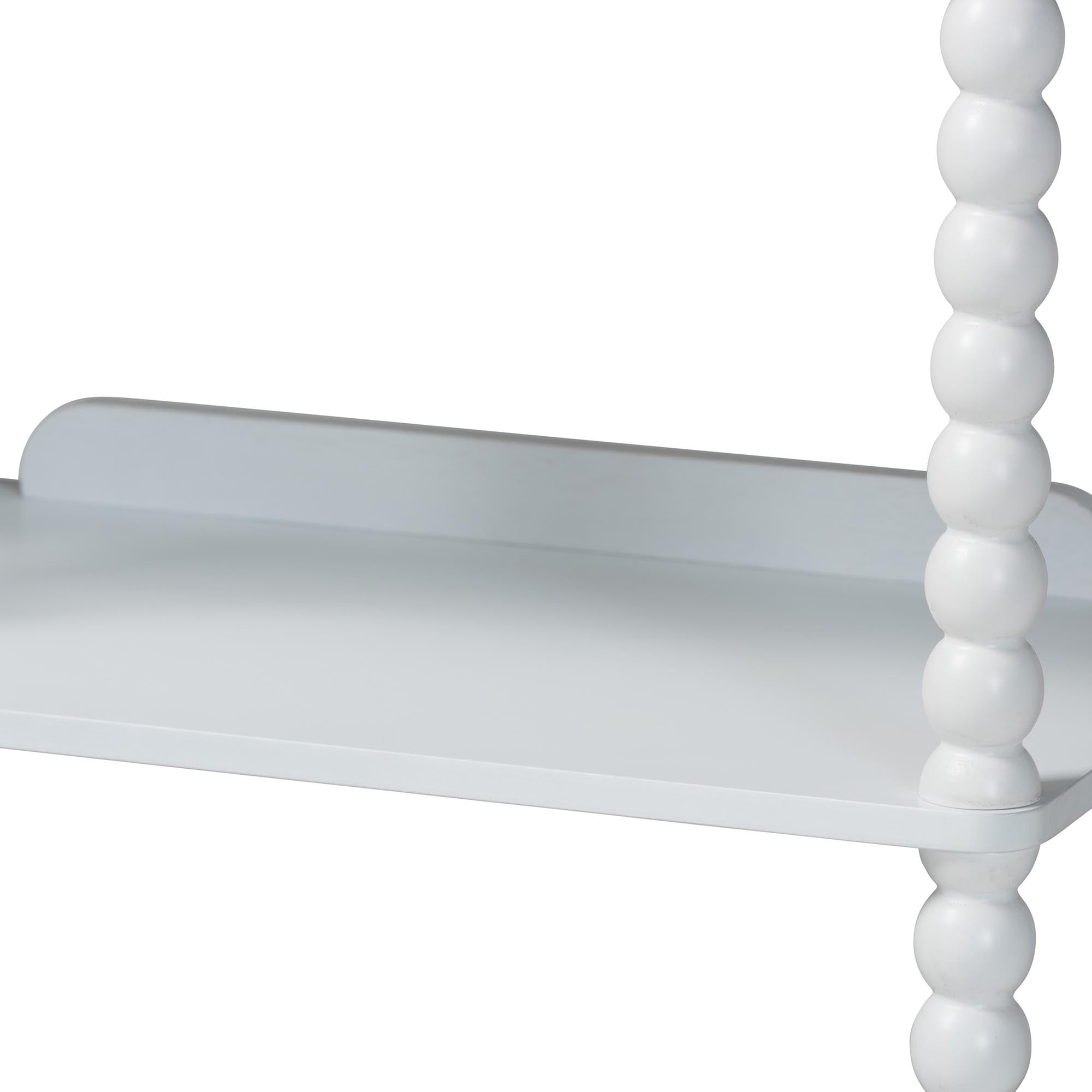 Baxton Studio Lucera Farmhouse Display shelf, 72 in., White