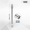 thumbnail image 2 of Uxcell 3/8" Drive Socket Extension Bar Set Flexible Extension-Bar Silver, 2 of 7