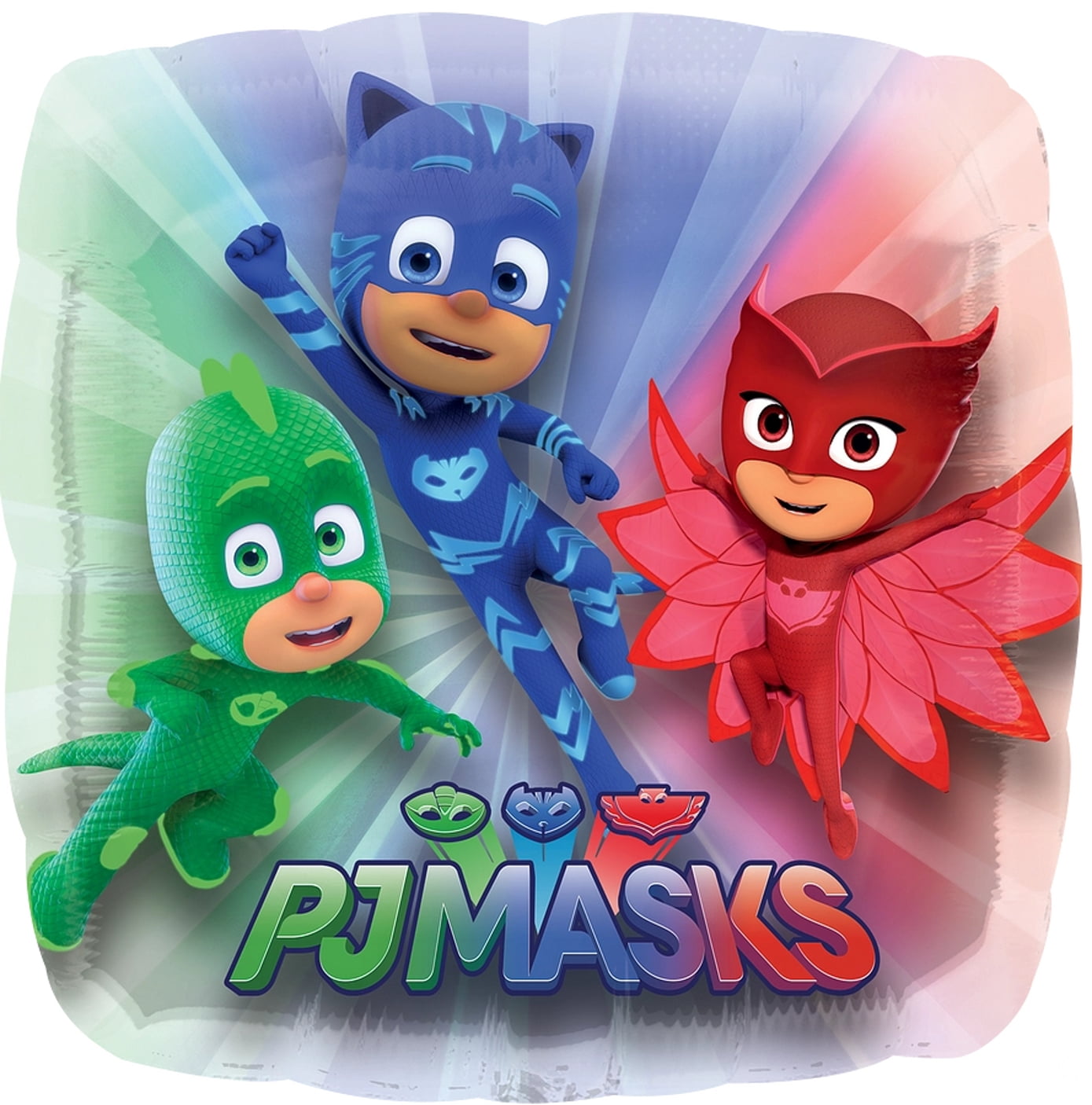 Anagram PJ Masks 4th Birthday Party Supplies Gekko Owlette Catboy Balloon Bouquet Decorations