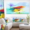 thumbnail image 1 of Impression sur Toile Florale Aquarelle de Printemps - Grande Impression, 1 of 3