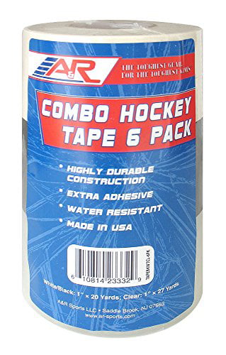 A&R Sports Hockey Tape 6-Pack White