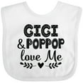 thumbnail image 3 of Inktastic Gigi and Poppop Love Me Boys or Girls Baby Bib, 3 of 4