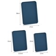 thumbnail image 3 of Cqxid Baking trays & trays Under $5 Birch Multi Use Large Capacity Serving Tray Plastic Practical Food Grade Storage Tray For Home Anti Deformed Shockproof A, 3 of 8