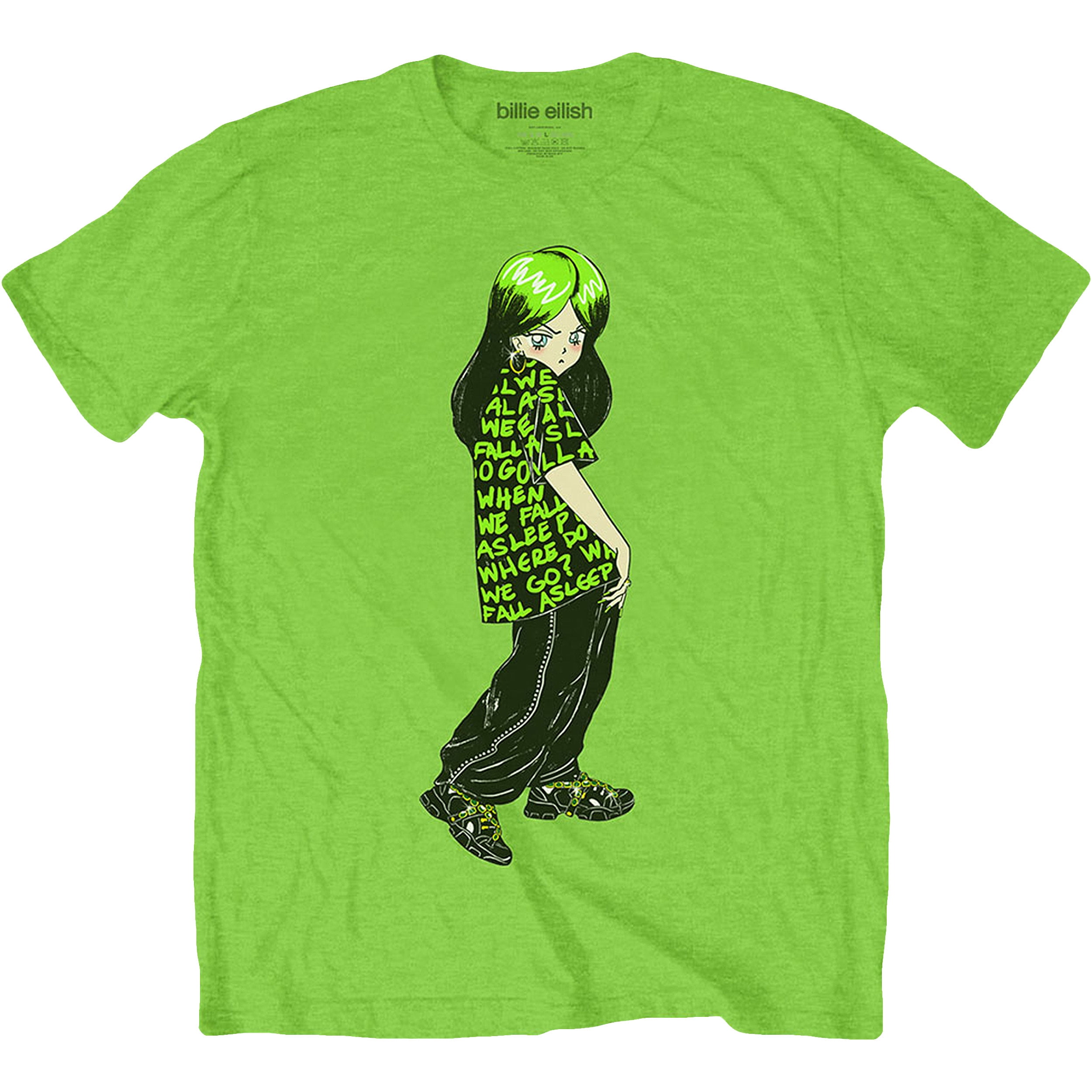 Billie Eilish Anime Billie Slim Fit 