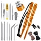 thumbnail image 1 of Agujas de coser a mano Shimeyao, juego de 12 herramientas Paracord Fid, 1 of 7
