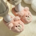 thumbnail image 5 of Fozruso Girls Slippers Winter Warm Fuzzy Shoes Indoor Cute Bear Design Comfortable Kids Home Footwear For Toddlers And Kids,Warm Slippers Sizes 12 Little Kid(5.5-6 Years), 5 of 6