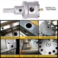 thumbnail image 5 of 35mm Tungsten Carbide Hole Saw, TCT Hole Saw Drill Bit with 1 Titanium Plated Pilot Drill Bits for Stainless Steel, Sheet, Metal, 5 of 5