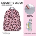 thumbnail image 4 of Fashion Leopard Students Backpack Animal Print with Dynamic Spots and Cheetah Pattern Trendy School Bag, 4 of 5