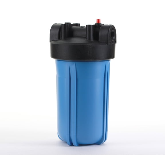 Hydronix HF45-10BLBK34PR Water Filter Housing NSF listed 10" - 3/4" Ports w/ PR