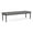 Castillo Metal, variant on Lesro Lenox Steel Polyurethane 3-Seat Waiting Room Guest Bench in Charcoal/Castillo Quarry Brown
