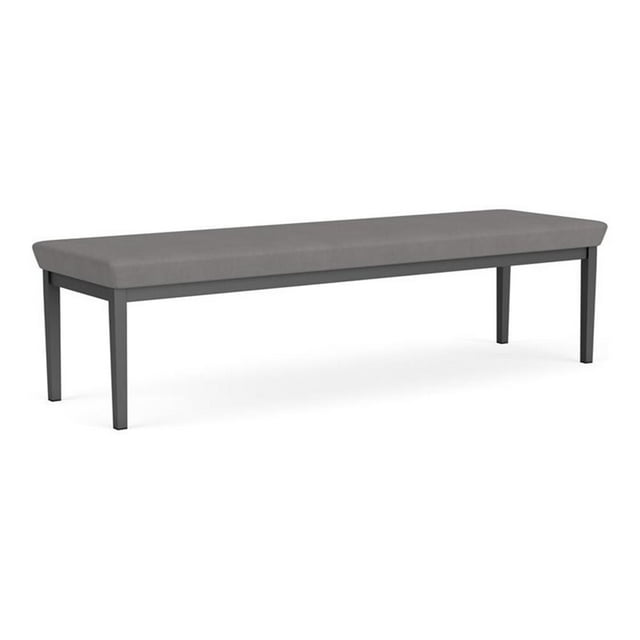 Lenox Steel Banc d'Attente pour Réception à 3 Places / Acier Charbon / Gris Pâle