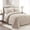 Neutral, variant on Diamond Pattern Solid 3 Piece Oversized Bedding Quilt Blanket Bedspread Set - King - White