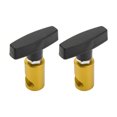 thumbnail image 1 of Lift Support Clamp Car Hood Holder, Anodized Aluminum and Plastic, Universal Automotive Bracket for Hatchbacks and Trunk, 1 of 7