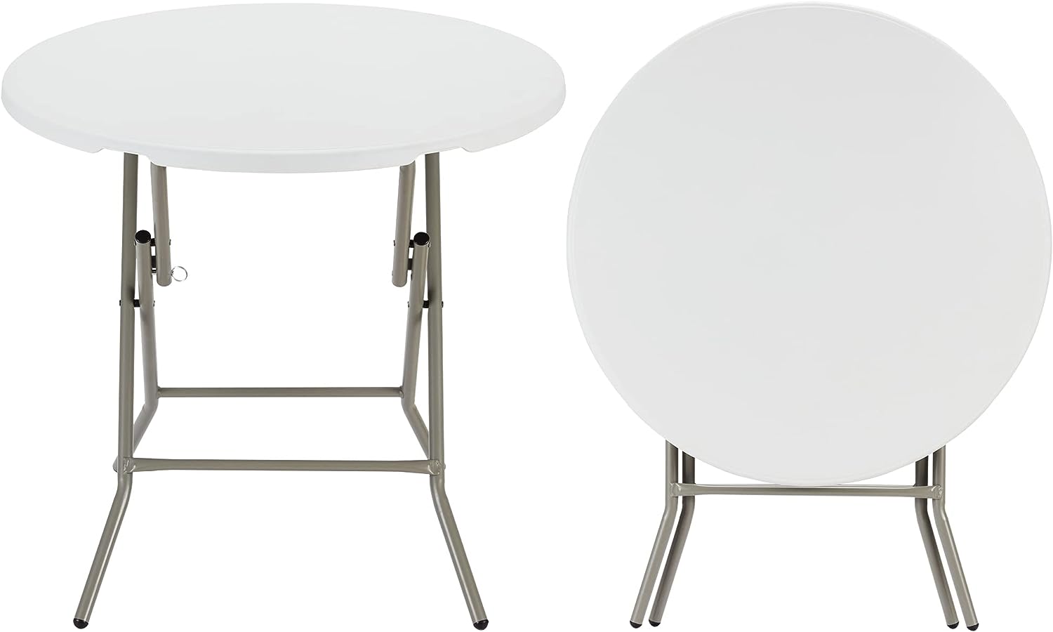 32in Bar Height Folding Table Round Indoor Outdoor