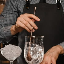 WHAMVOX  2 Pcs Stainless Bartending Spoon Cocktail Utensils Mixing