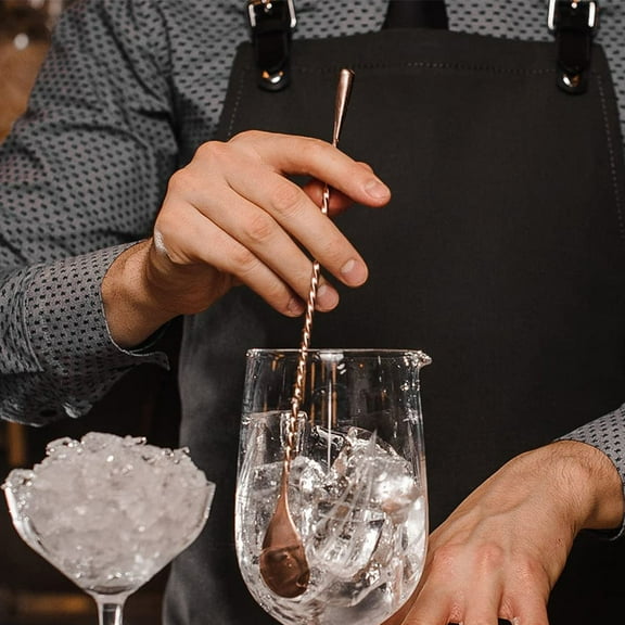 WHAMVOX  2 Pcs Stainless Bartending Spoon Cocktail Utensils Mixing