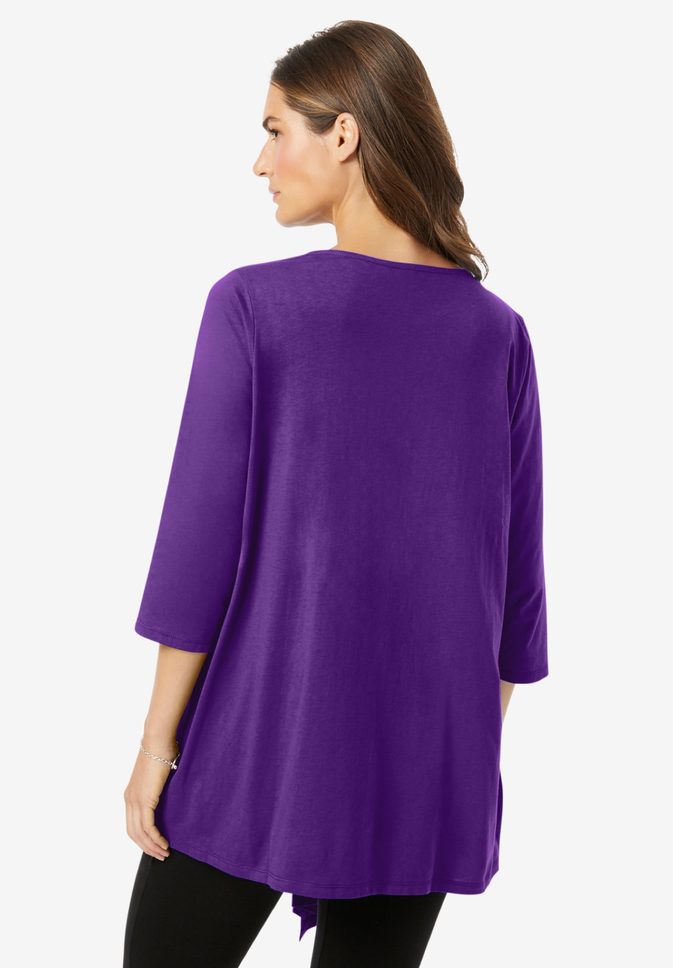Plus Size 7-Day Layered 2-In-1 Tunic - image 2