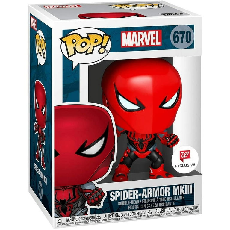 Funko POP! Marvel Vinyl Bobble-Head Figure - SPIDER-ARMOR Funko POP! Marvel Vinyl Bobble-Head Figure - SPIDER-ARMOR