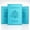 Sky Blue, variant on Premium Leather Passport Holder and Vaccine Card Protector | Travel Document Organizer | Navy Blue Pack 3