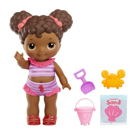 Lilly Tikes Sand and Sun Ami Doll Playset, 5 Pieces